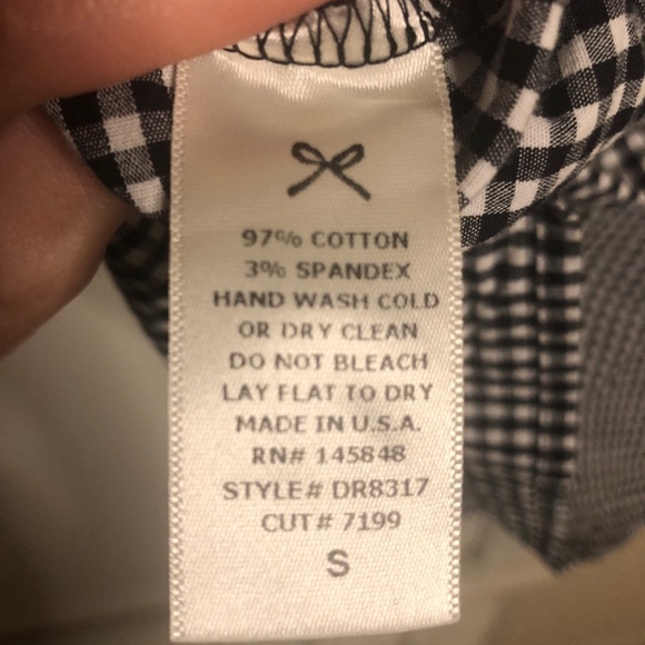 Boutique Checkered Dress SMALL - Picture 5 of 5